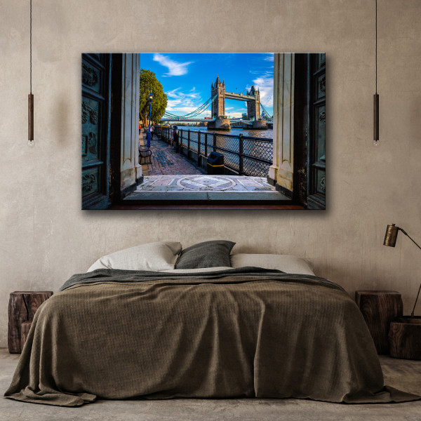 Feeby Obraz na płótnie, Widok na Tower Bridge 60x40