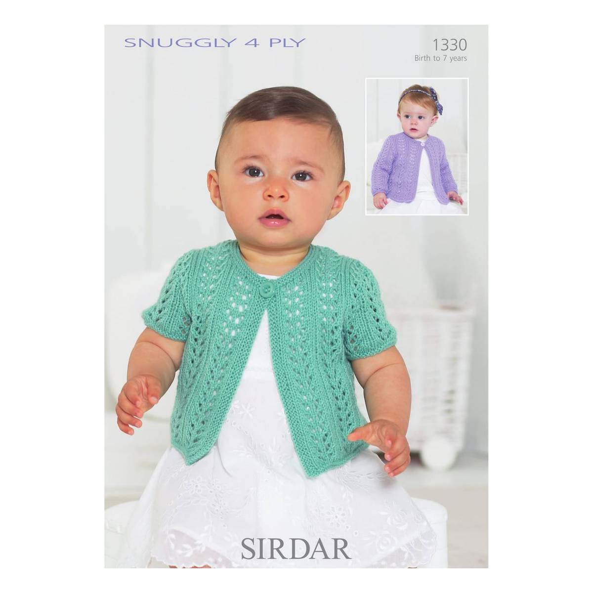 Sirdar Snuggly 4 Ply Cardigan Digital Pattern 1330