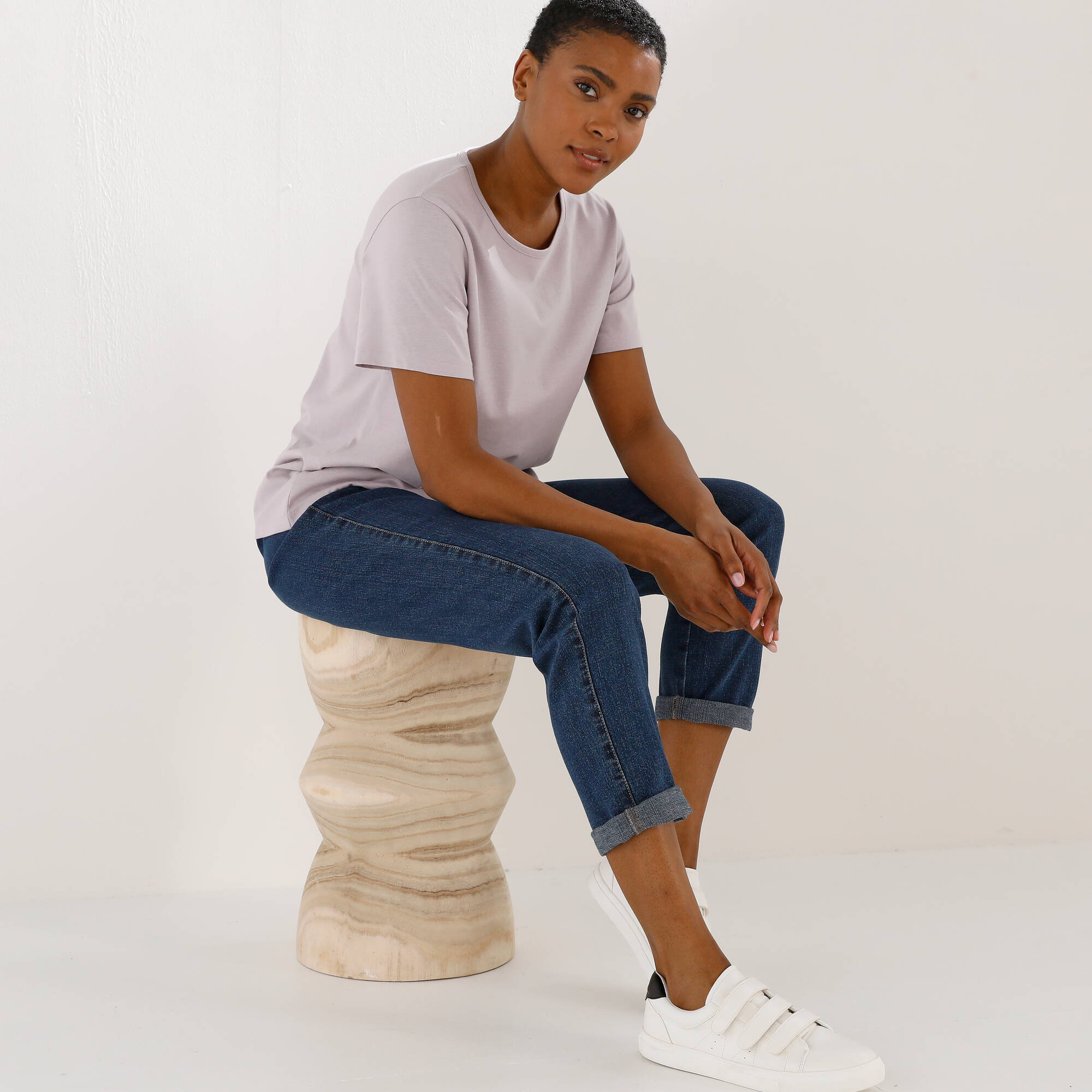 T-shirt manches courtes uni