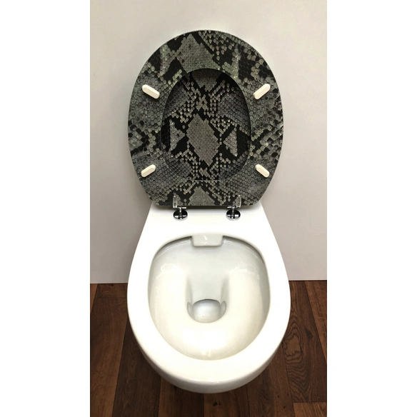 WC-Sitz, BxT: 37 x 45,5 cm, Schlange