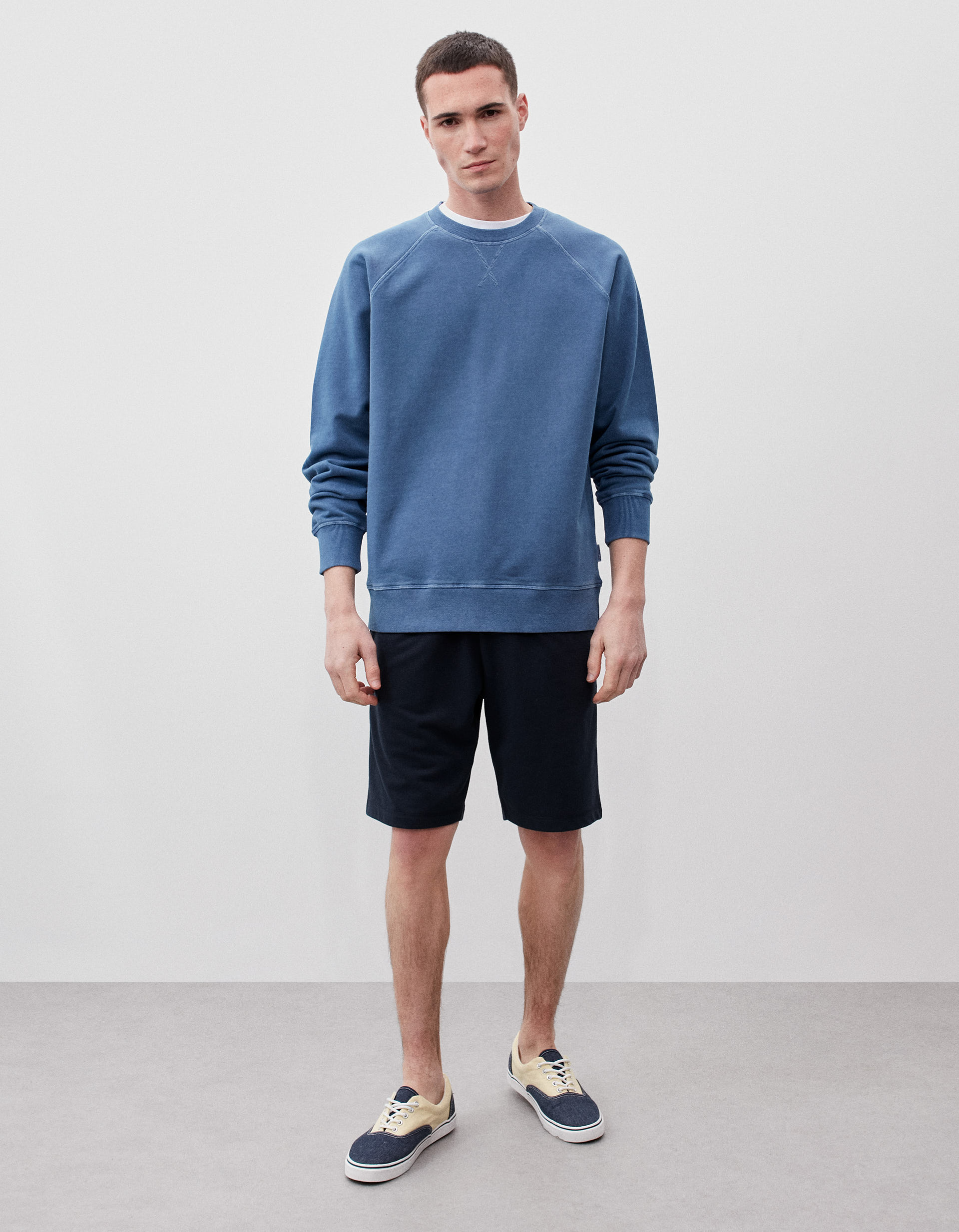 Calções Jogging, Homem, Azul Escuro