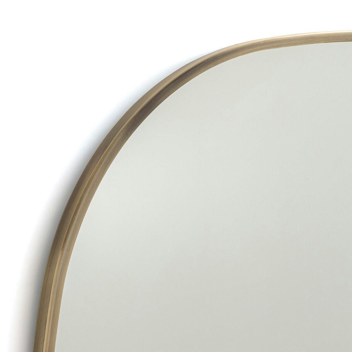 Miroir métal laiton vieilli H80 cm, Caligone