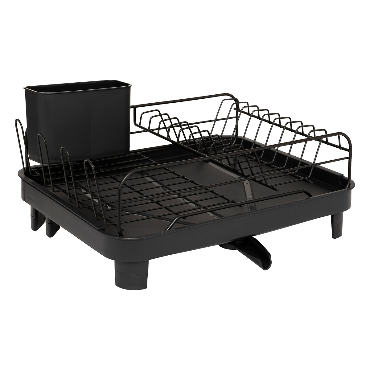 Escorredor louça extensível BLACK EDIT preto em metal