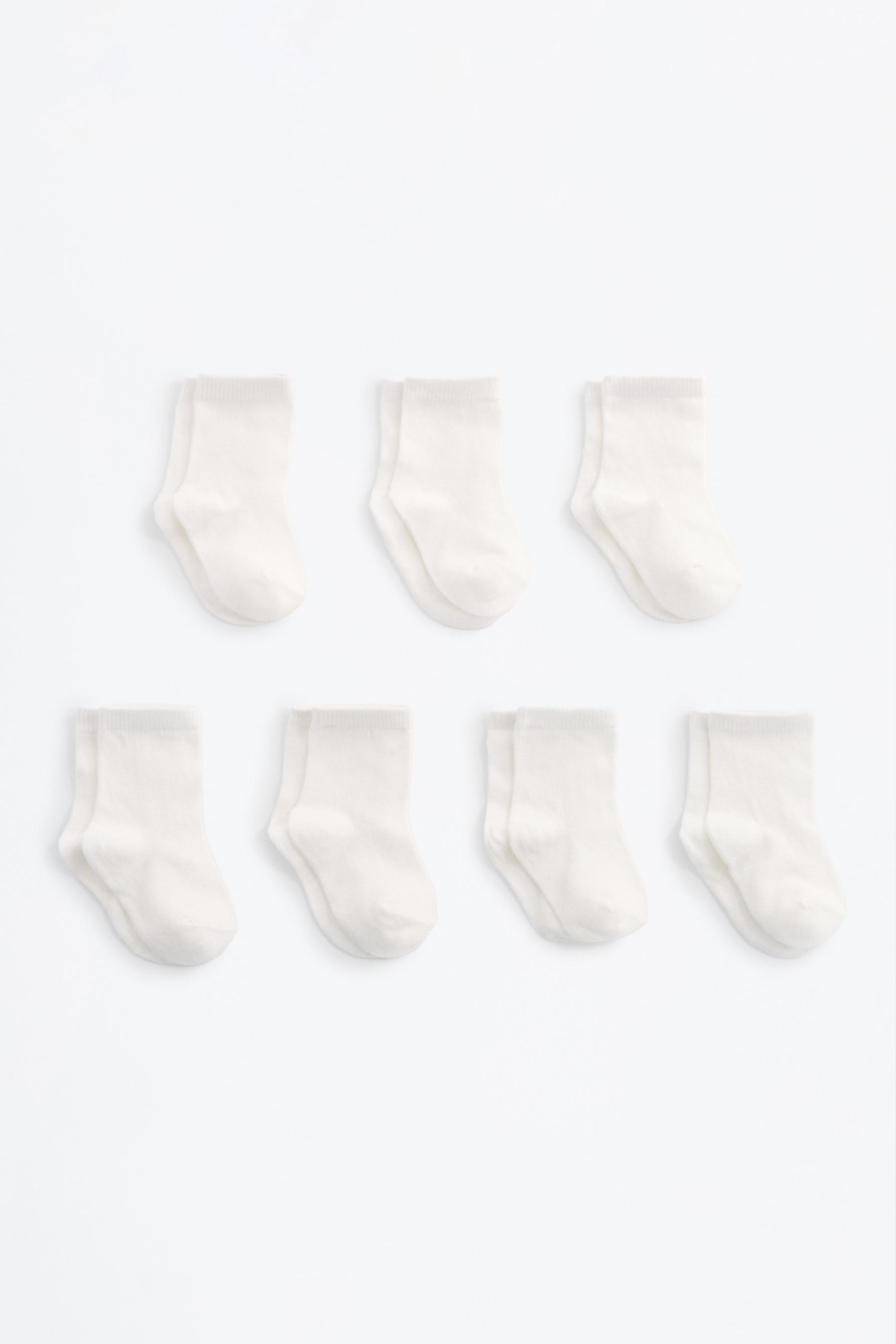 Calcetines largos color block (Pack 7)