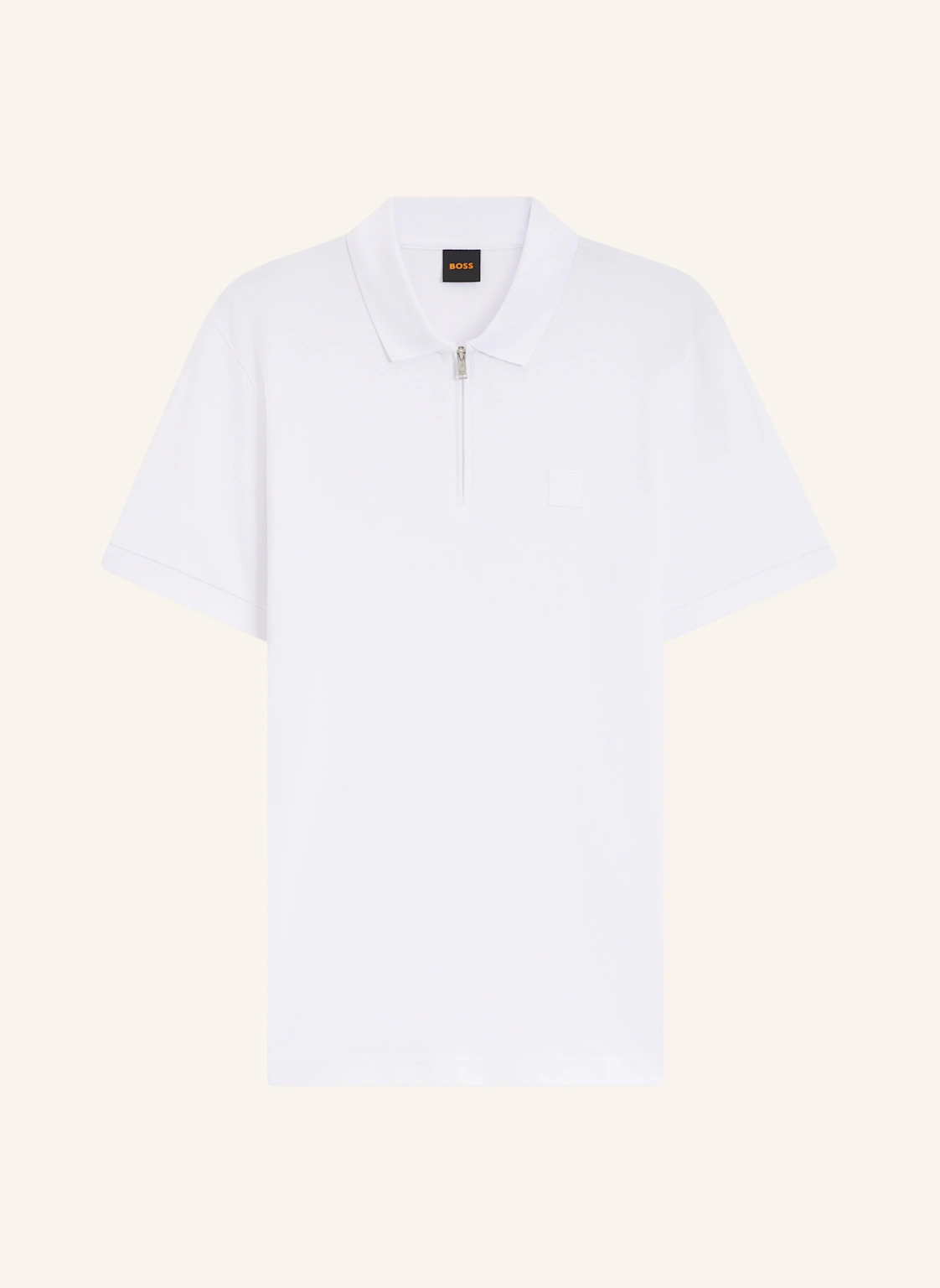 BOSS Piqué-Poloshirt PASSERZIP