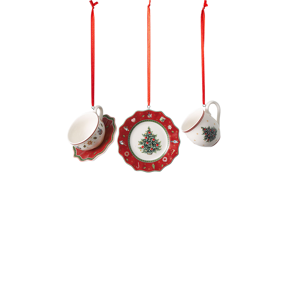 Toy's Delight Christmas ornaments - Red, '', Premium Porcelain