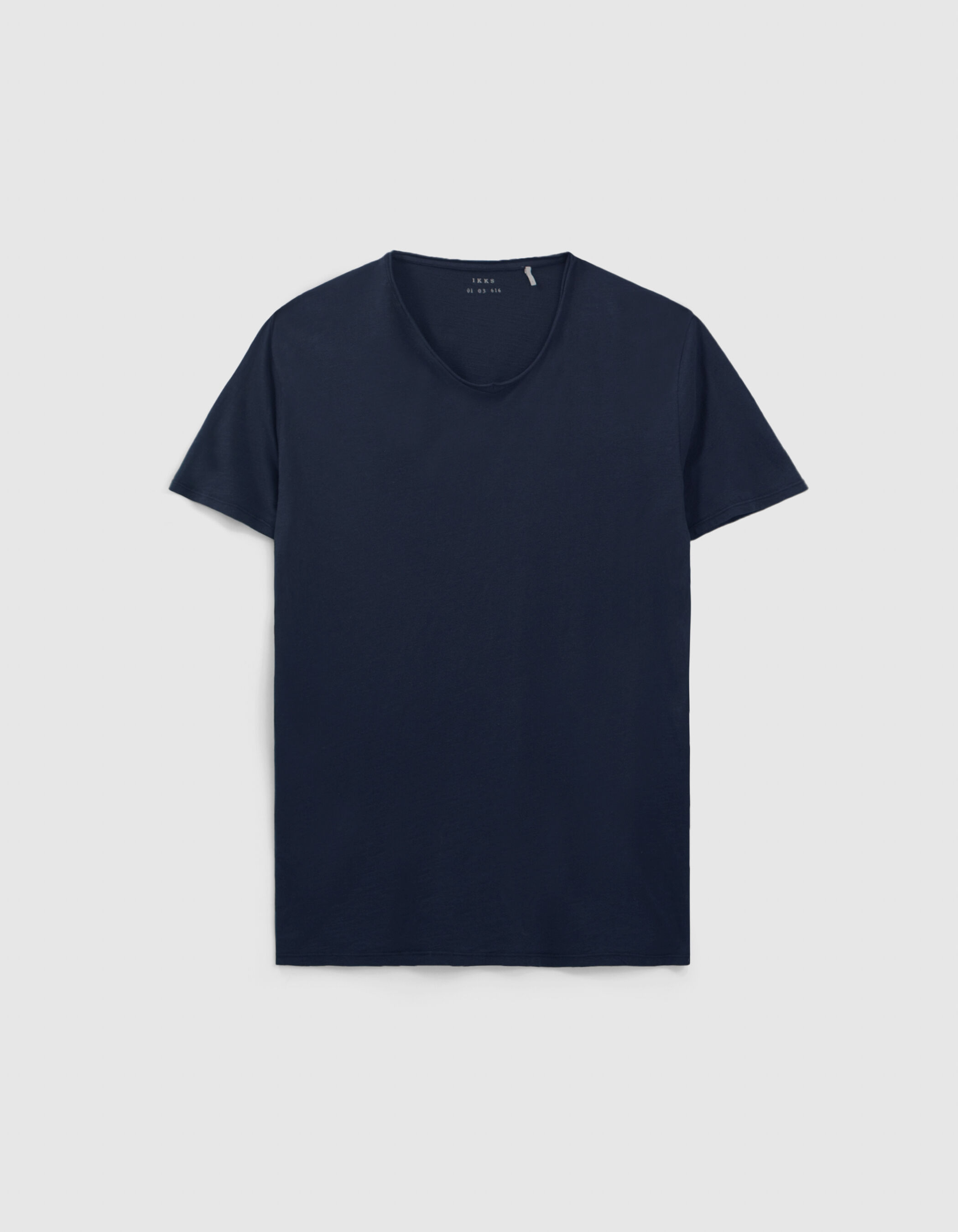 T-shirt L'Essentiel blanc col V Homme