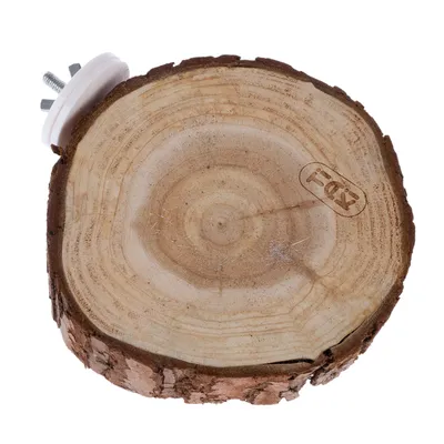 TIAKI Wooden Platform with Bark - Round