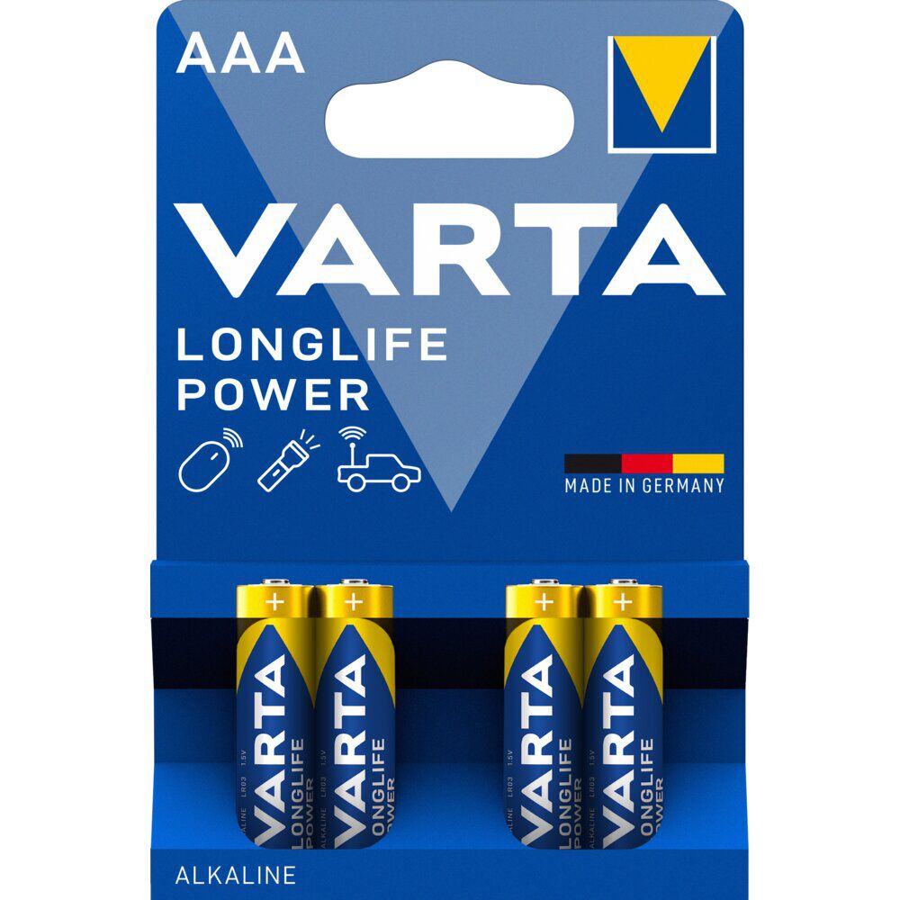 Pile alcaline Varta LR03 x4