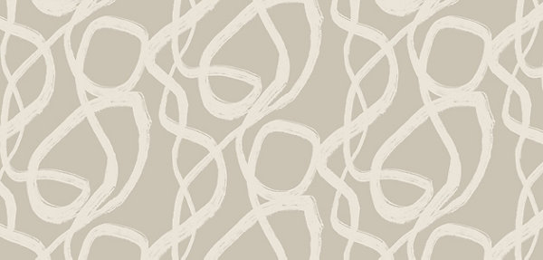 Papier peint panoramique Art line, Beige 150 x 250cm