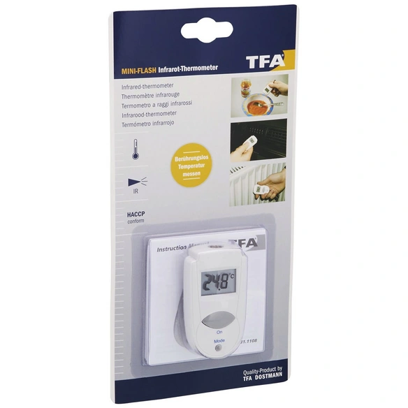 Infrarot-Thermometer MINI-FLASH Kunststoff 6,5 x 3,6 x 1,5 cm