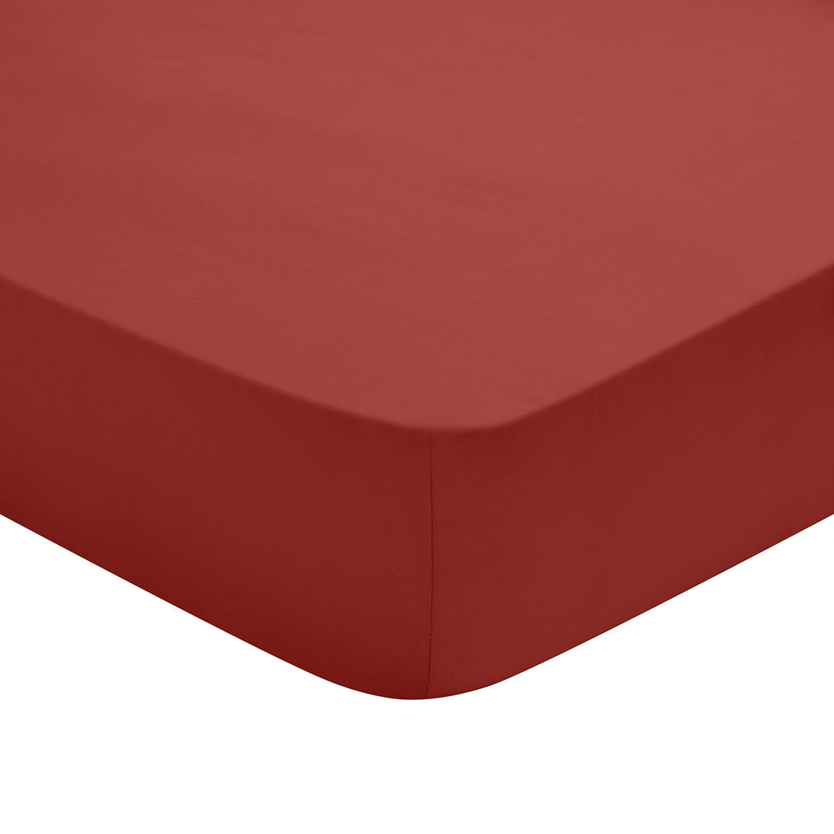STUDIO - Drap Housse   Coton Rouge 140x190 cm - DODO