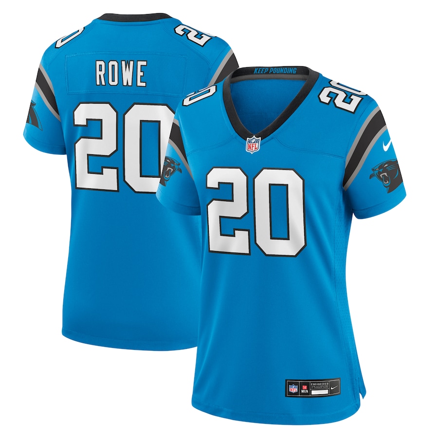 Eric Rowe Carolina Panthers Nike Women's Alternate Game Jersey - Blue