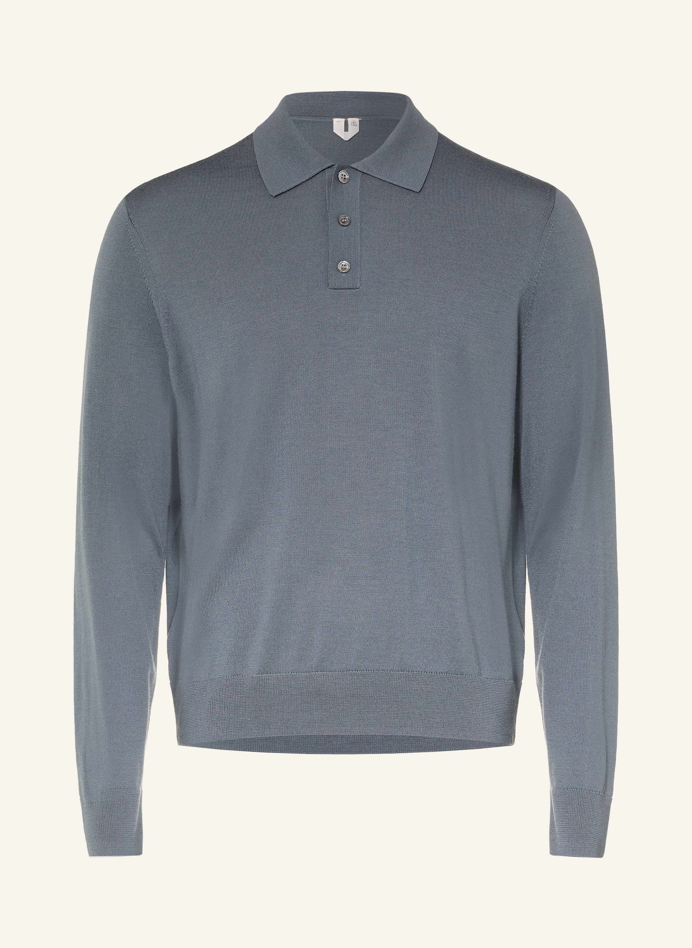 ARKET Strick-Poloshirt aus Merinowolle