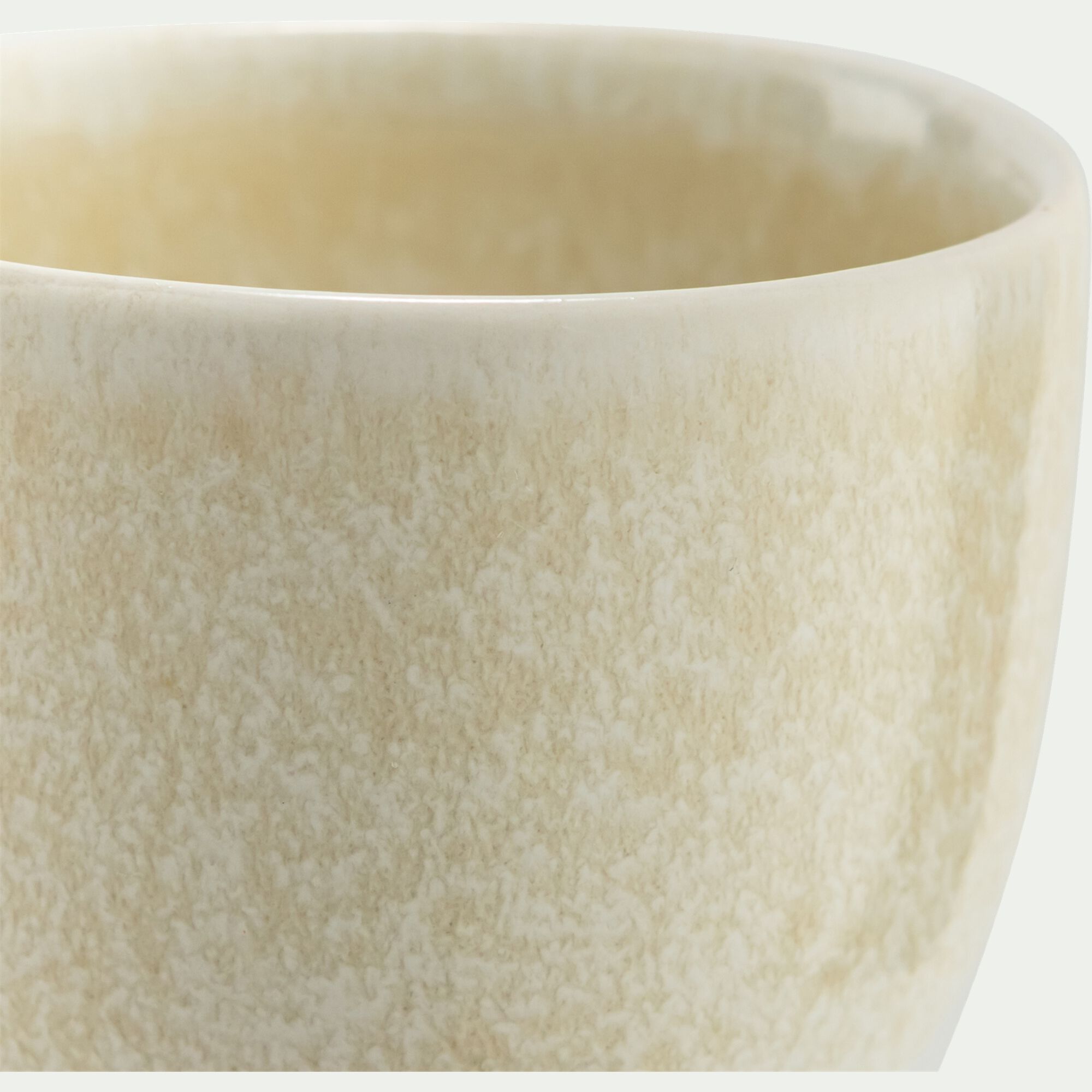CALICO - Coquetier en grès D5cm - beige