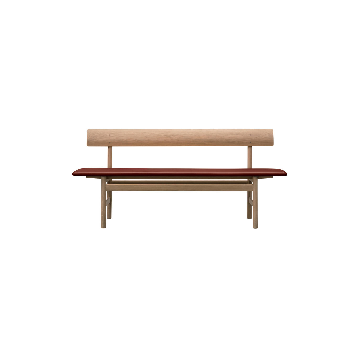 The Mogensen Bench b&aelig;nk, olieret eg/burnt sienna