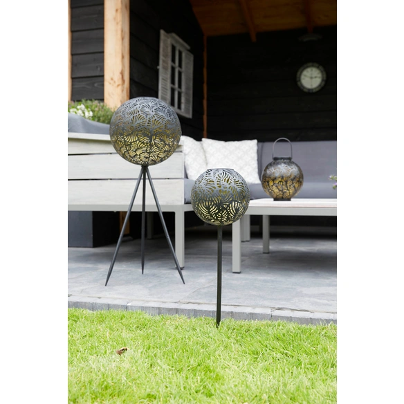 Solar-Außenleuchte, Höhe: 21,8 cm, schwarz, inkl. Leuchtmittel
