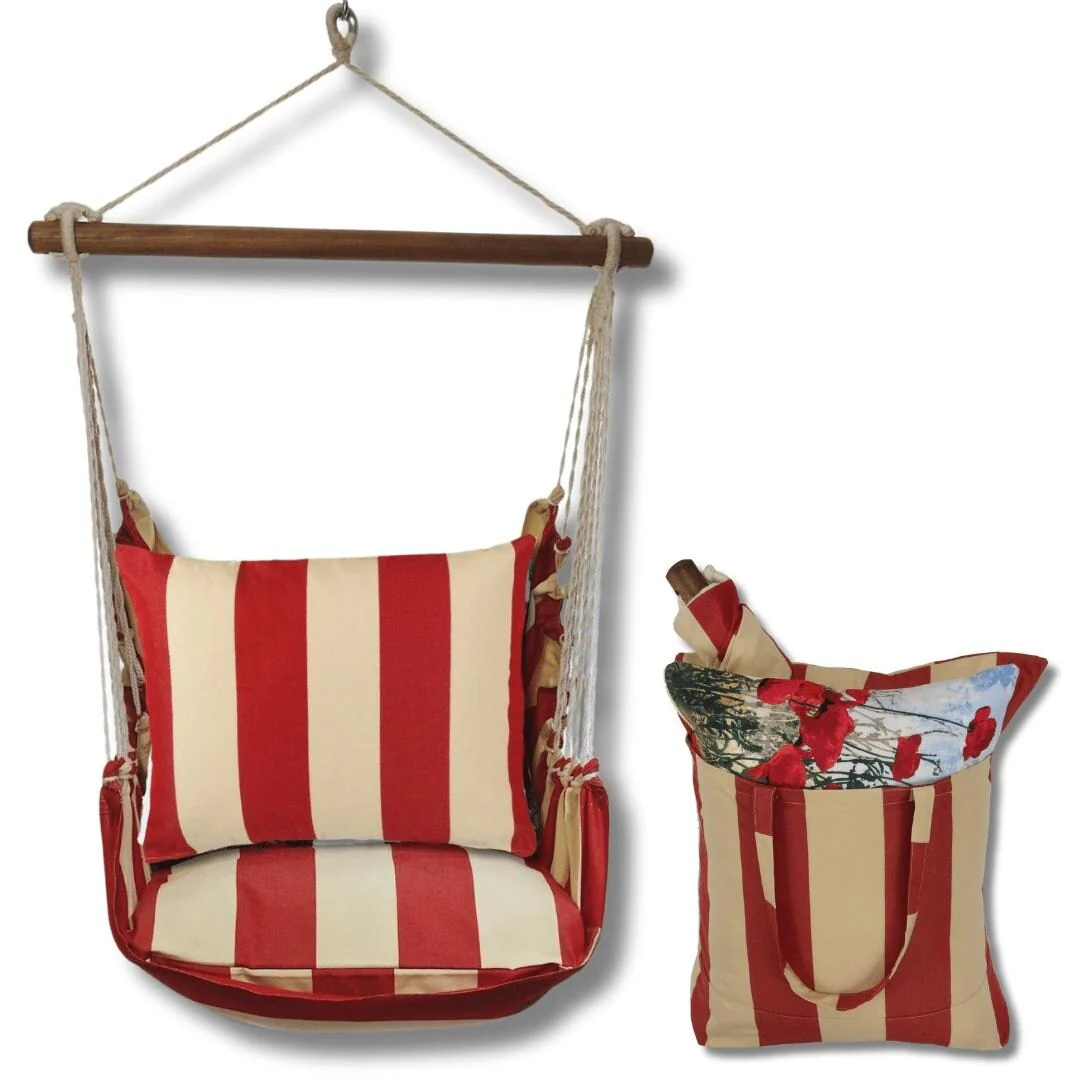 Magnolia Casual Swing Set 4 piece - Americana Stripe w/ Americana Stripe