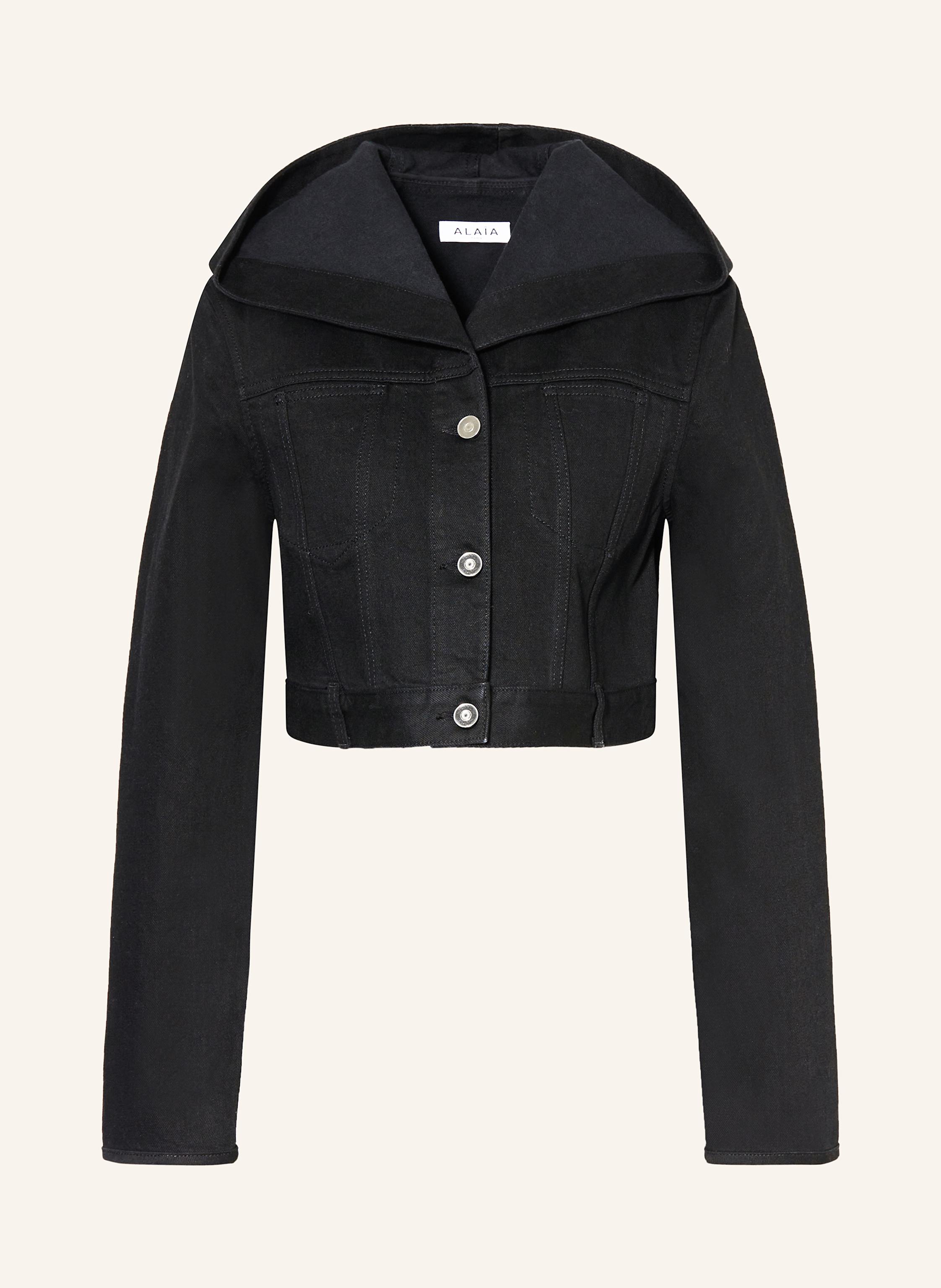 ALAÏA Cropped-Jeansjacke