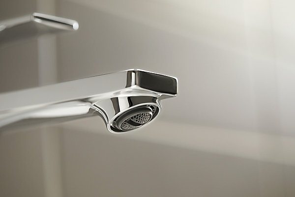Mitigeur de lavabo pour vasque à poser avec tirette et vidage chromé, Hansgrohe Rebris E 240 CoolStart