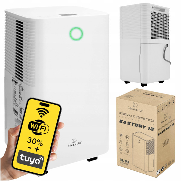 OSUSZACZ powietrza domowy MISSION AIR EASYDRY 12L/24h WIFI