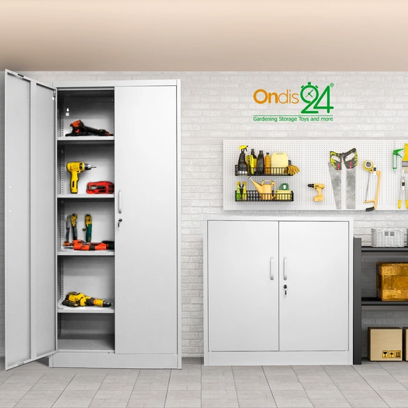 Aktenschrank, BxHxT: 78 cm x 170 cm x 39 cm cm, weiß