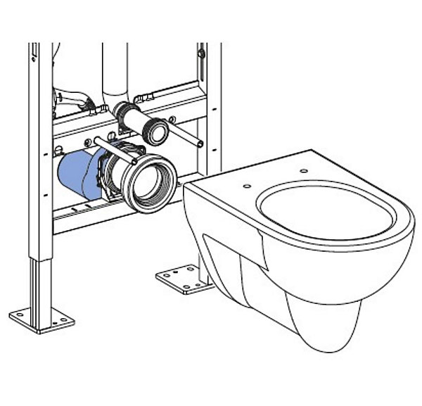 Kit de raccordement pour WC suspendu Geberit