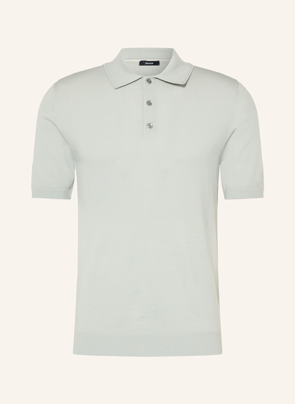 REISS Strick-Poloshirt MANOR