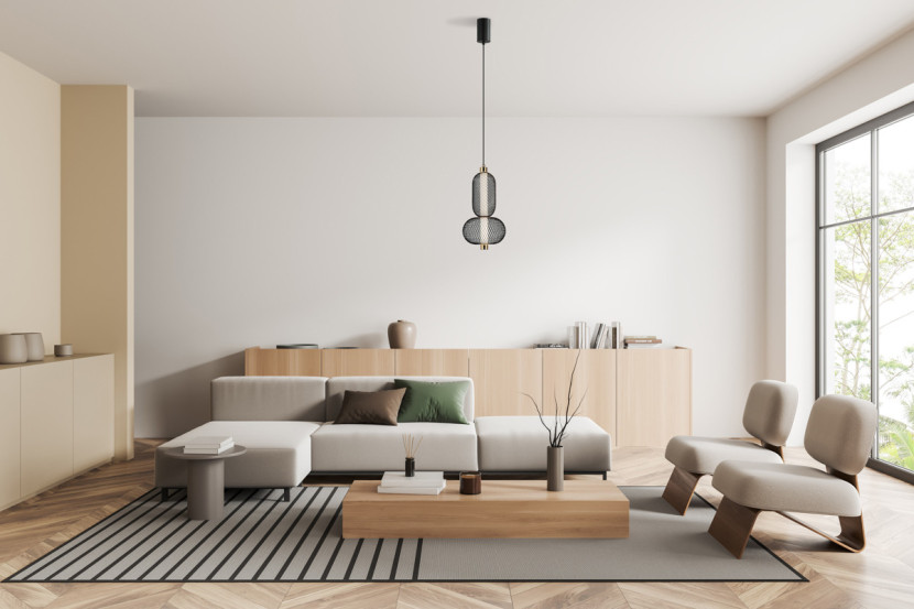 Lampa wisząca MARCO czarno-stalowy LED 1x10W Ciepła biel 590lm Italux