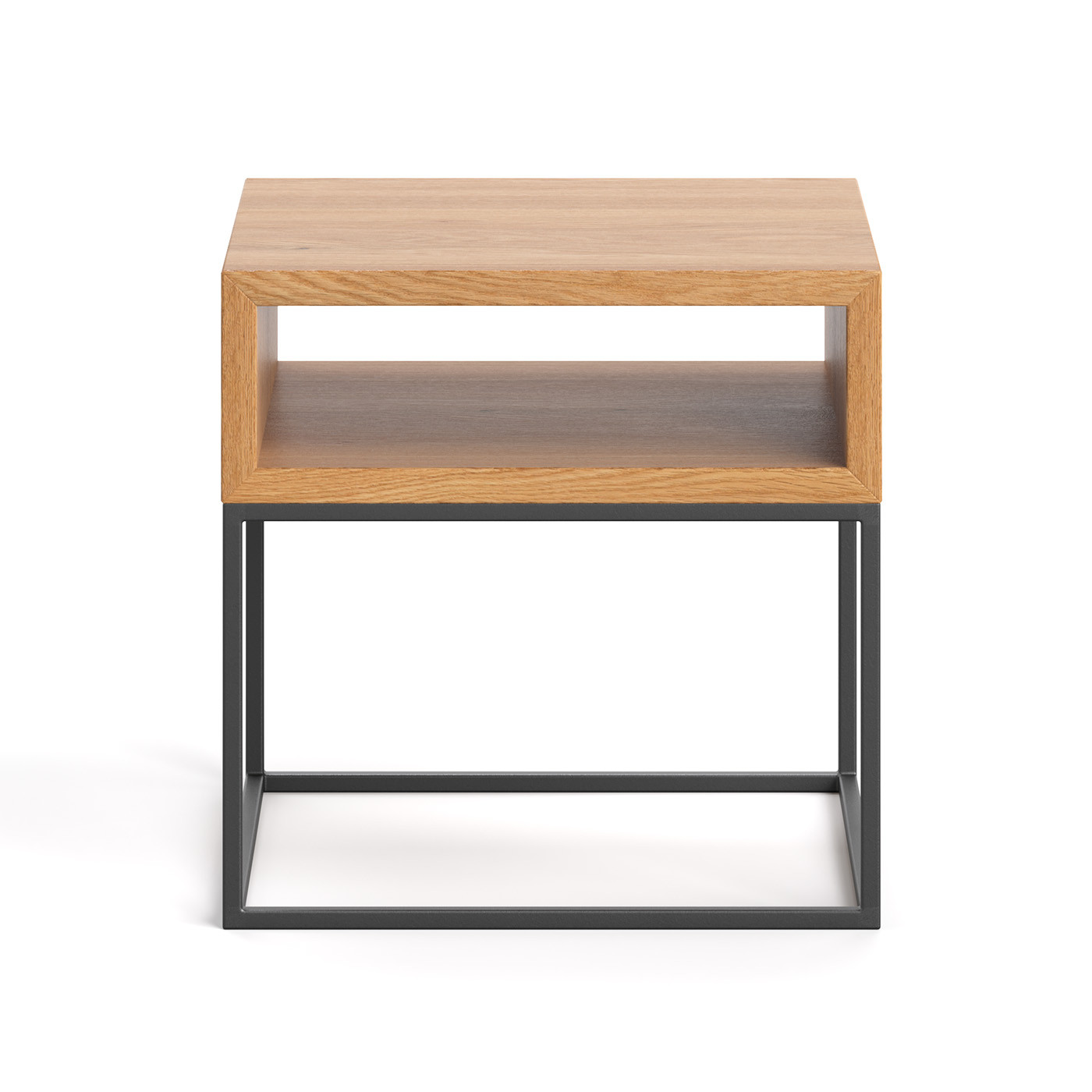Dębowy stolik nocny Loom