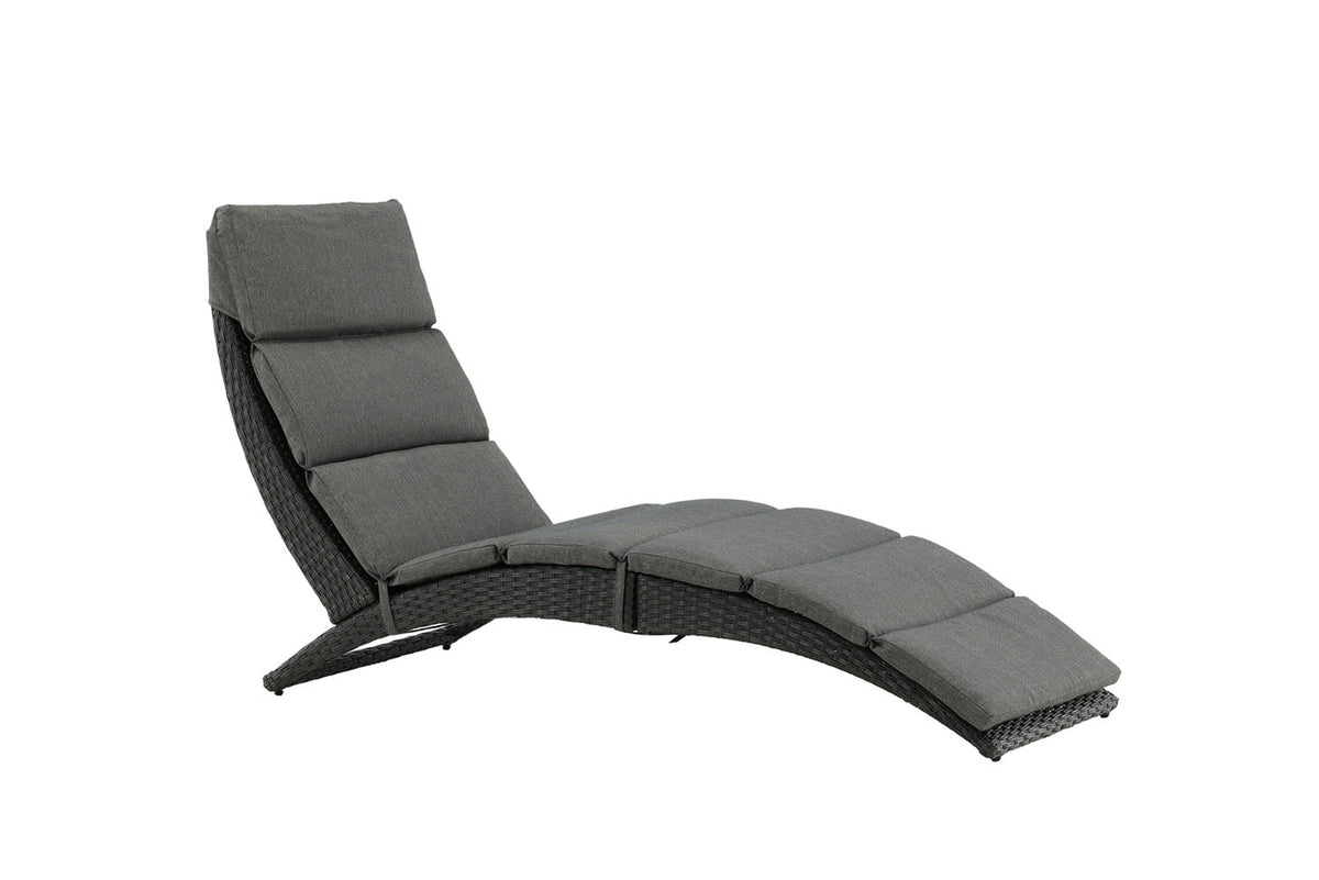 Rebellenclub Ligstoel Palm - Zwart