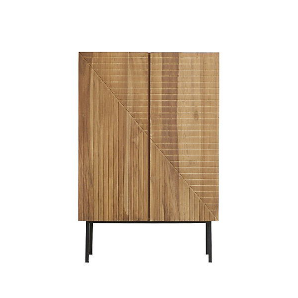 Armoire 2 portes en teck massif