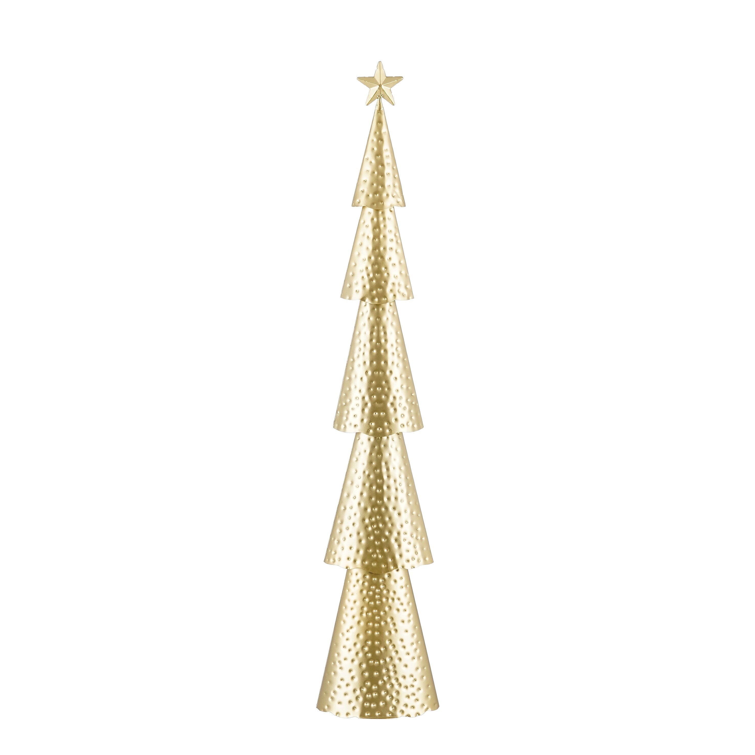 Mica Decorations Decoratie boom goud - l17,5xb9xh90,5cm