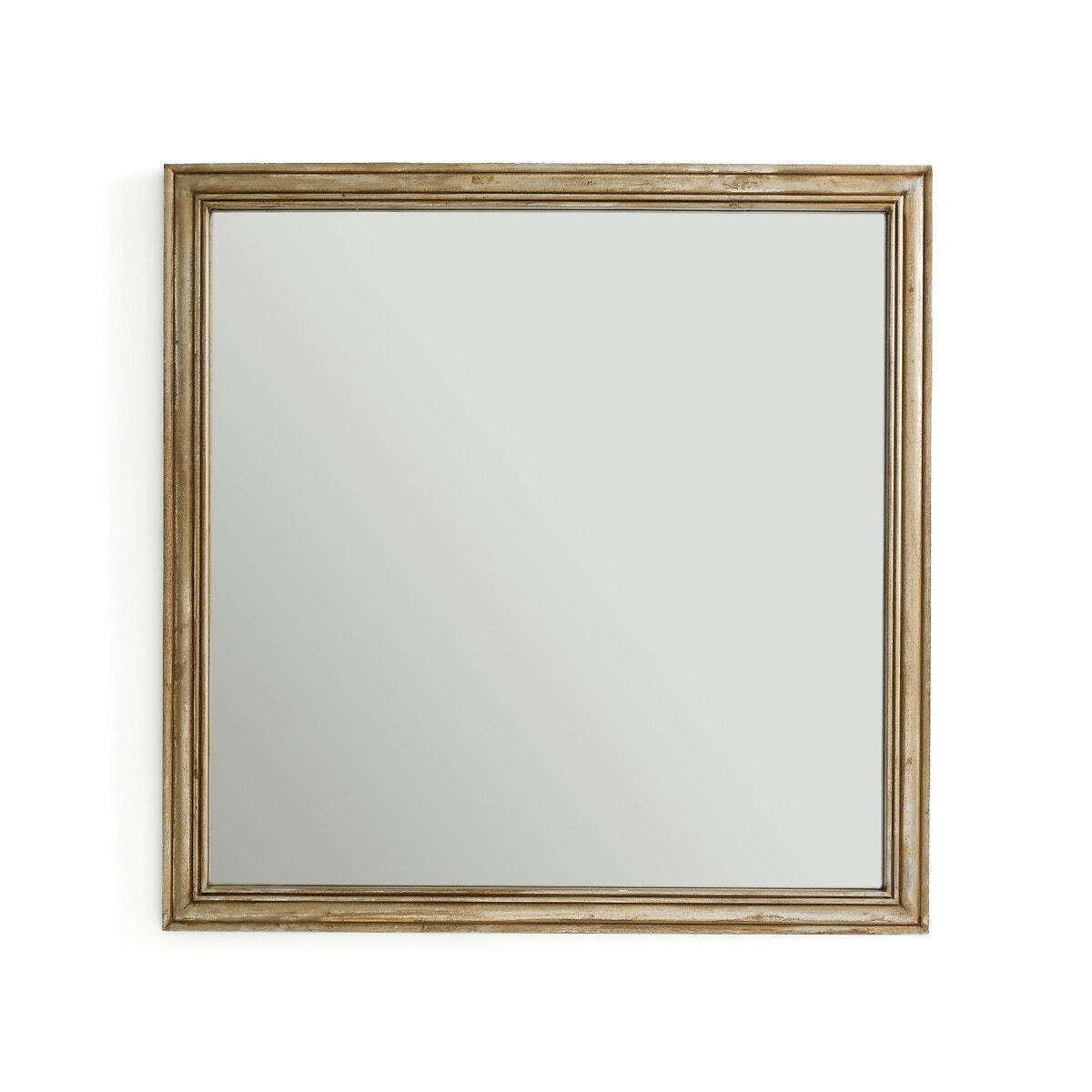 Miroir carré en manguier massif 101x101 cm, Afsan