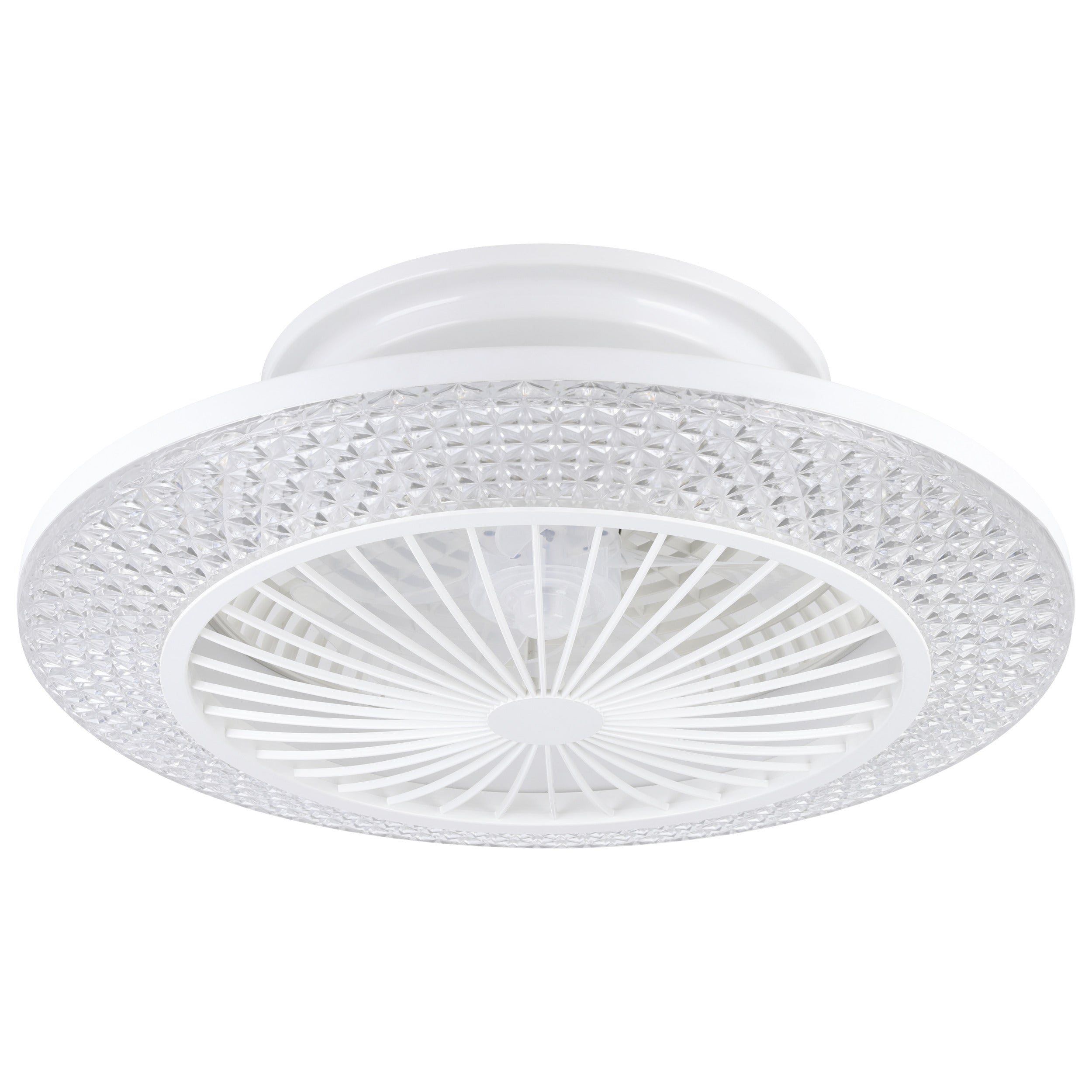 EGLO plafondventilator met lamp Manzanilla