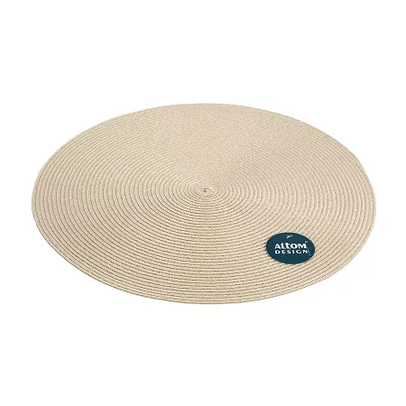 Podkładka / mata na stół słomkowa 38 cm Altom Design - Beżowa 07.MAT.7389