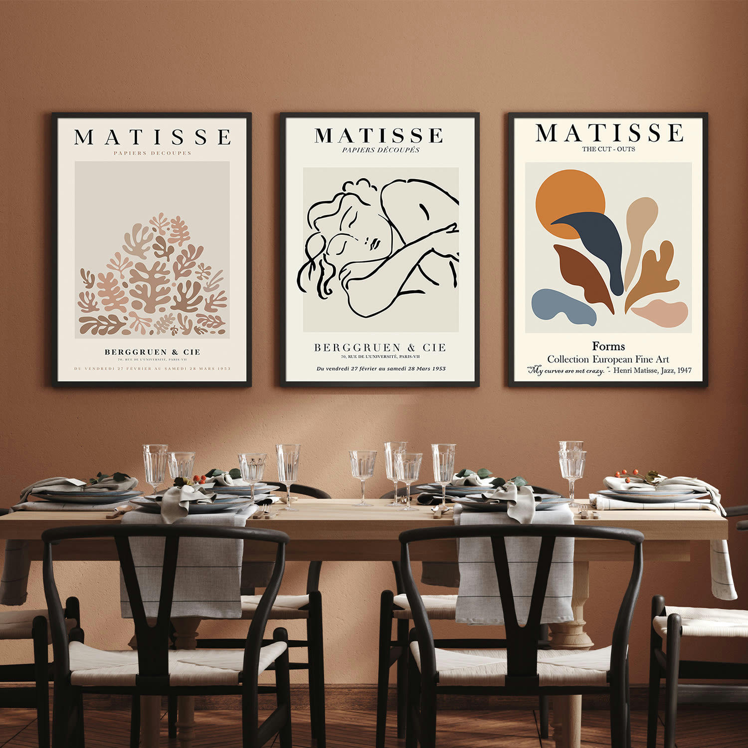 DÉCORATION MURALE - Décoration murale avec cadre en noir - Matisse