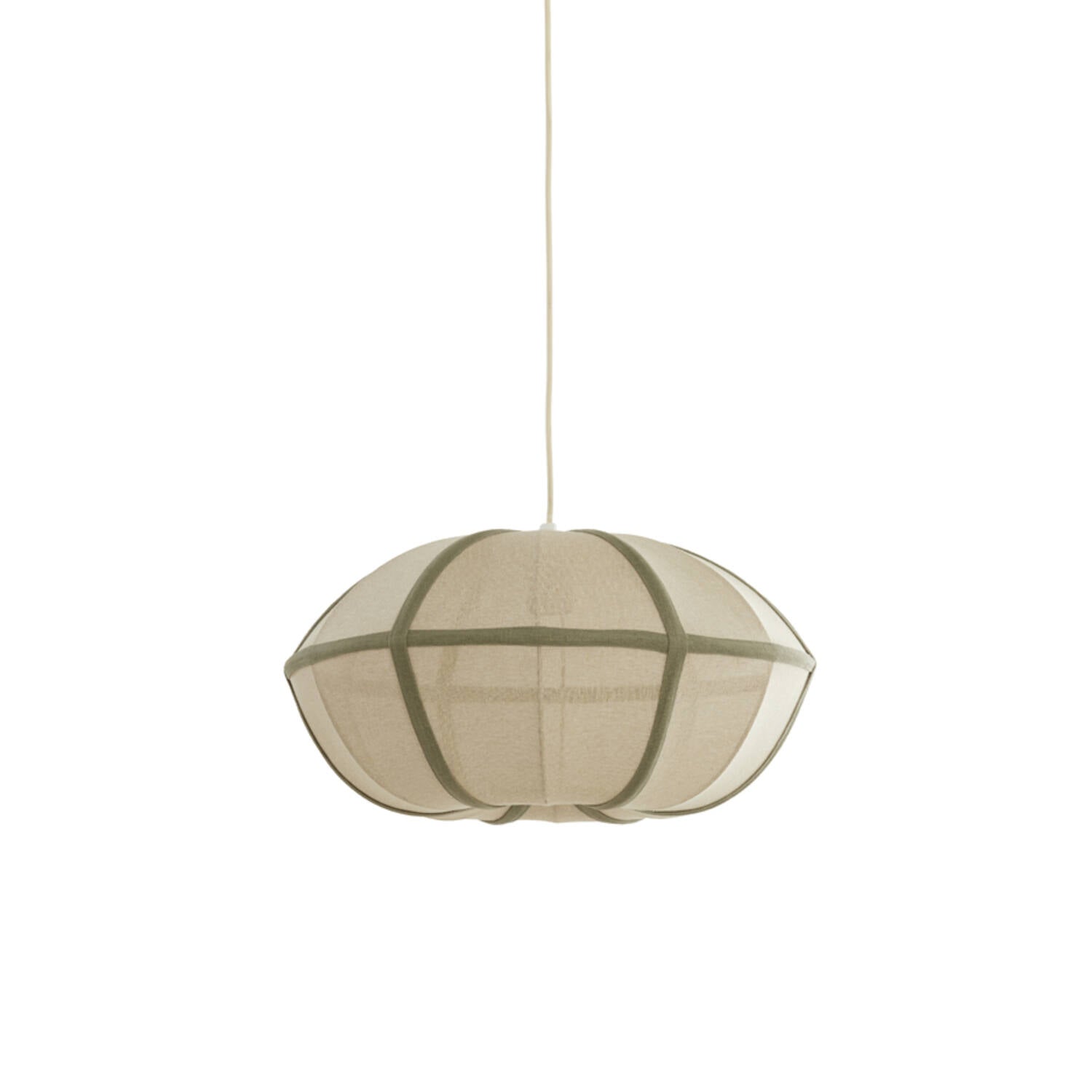 Light & Living - hanglamp - Mirelys - naturel - textiel - Ø 49cm -