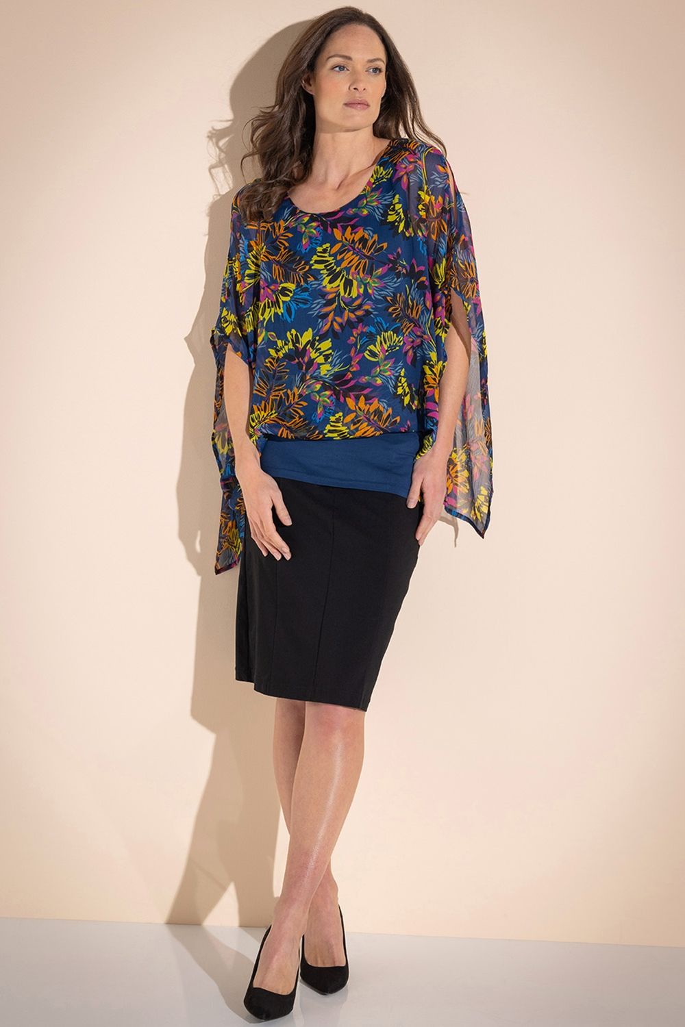 Klass. Printed Layered Top