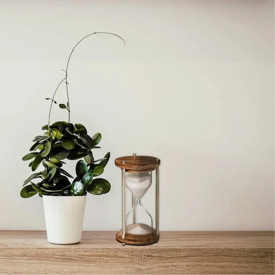 Atmosphera Zandloper cilinder - decoratie of tijdsmeting