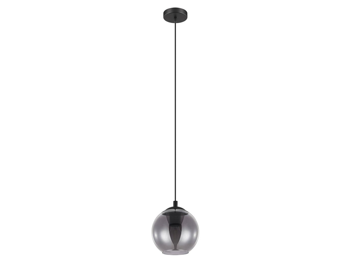 Lampa wisząca Ariscani szklana czarna