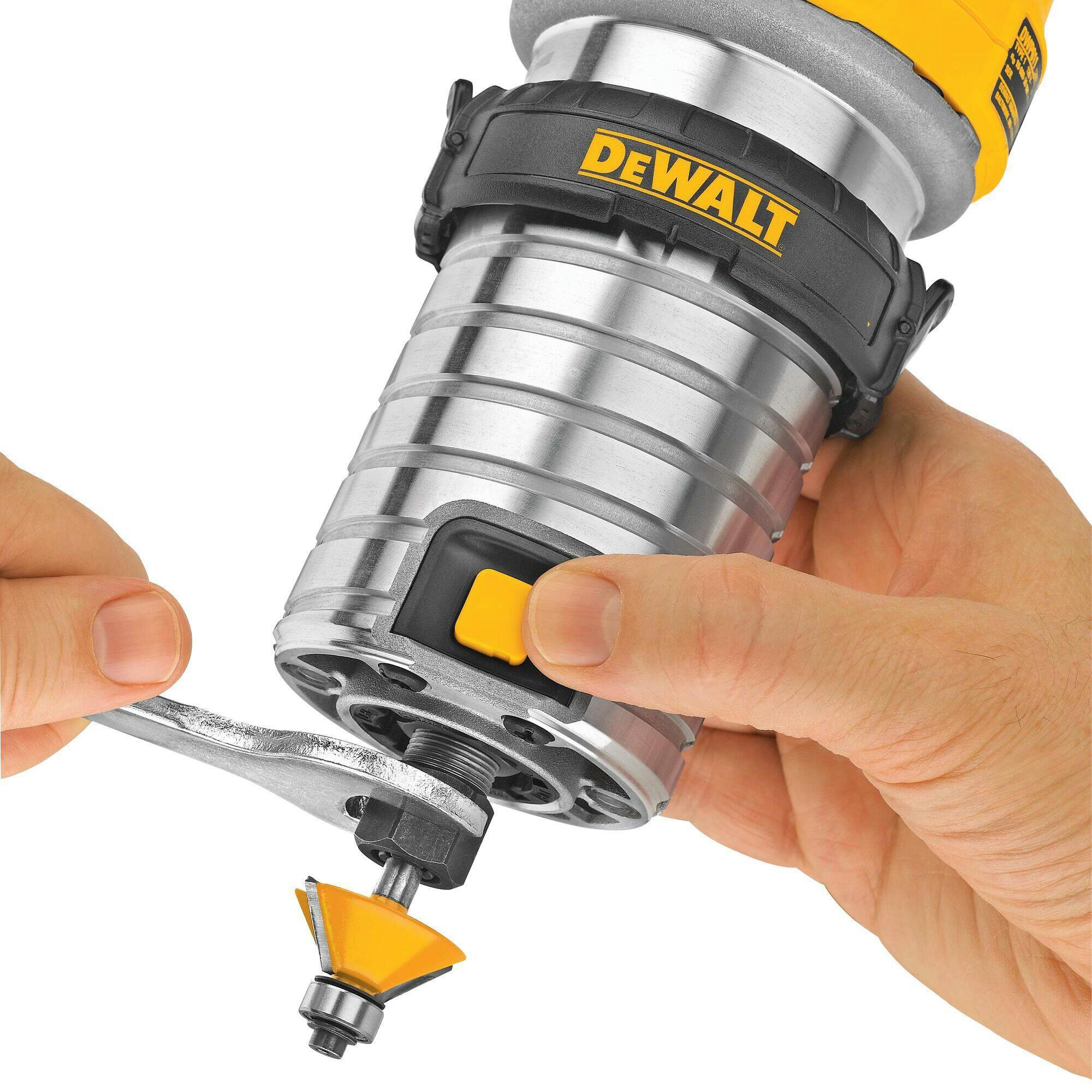 DEWALT DWP611PK 1-1/4 HP (Max Motor HP) Fixed Base and Plunge Compact Router Kit
