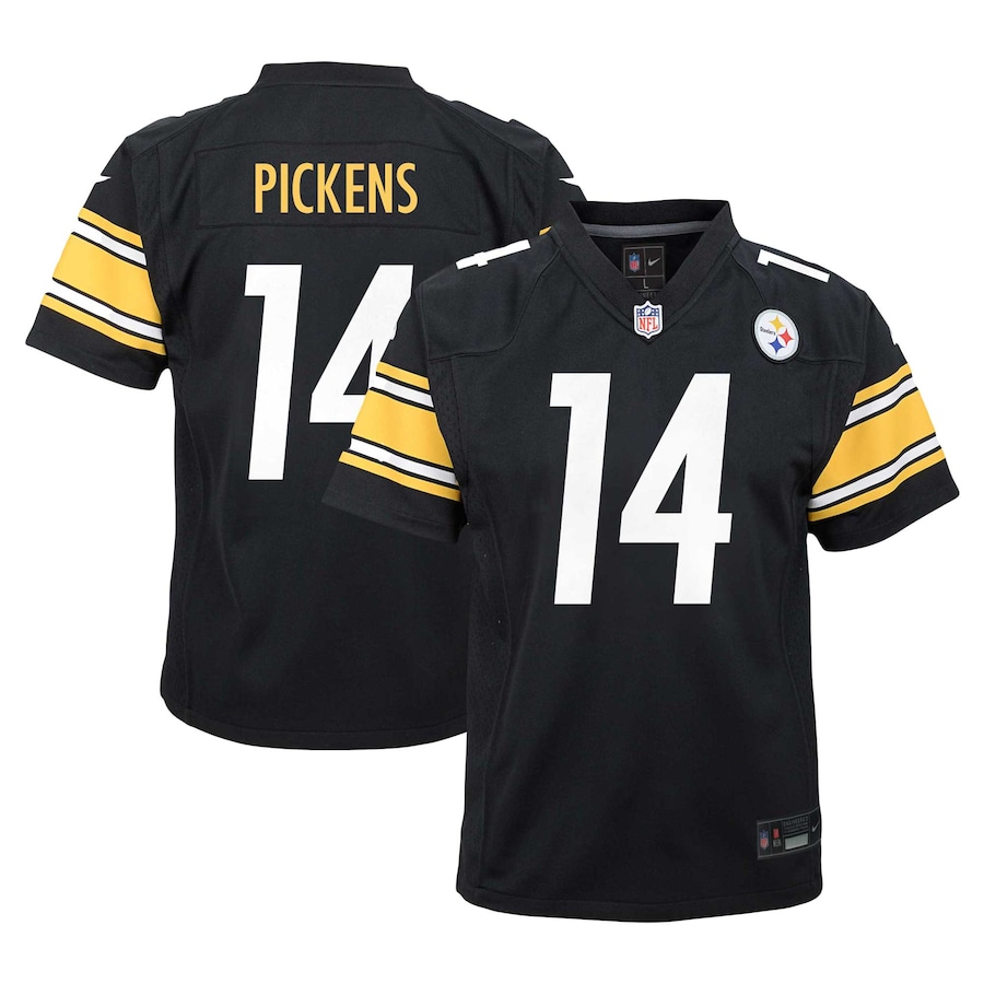 George Pickens Pittsburgh Steelers Nike Youth Game Jersey - Black