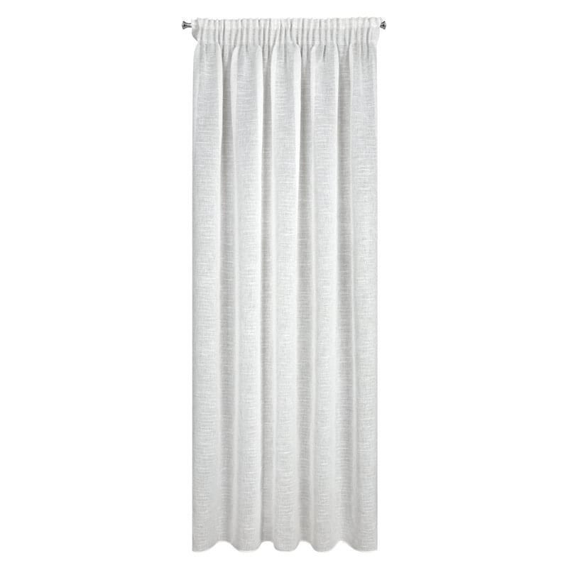 Zasłona na taśmie w stylu eko KELSI 140X270 naturalna