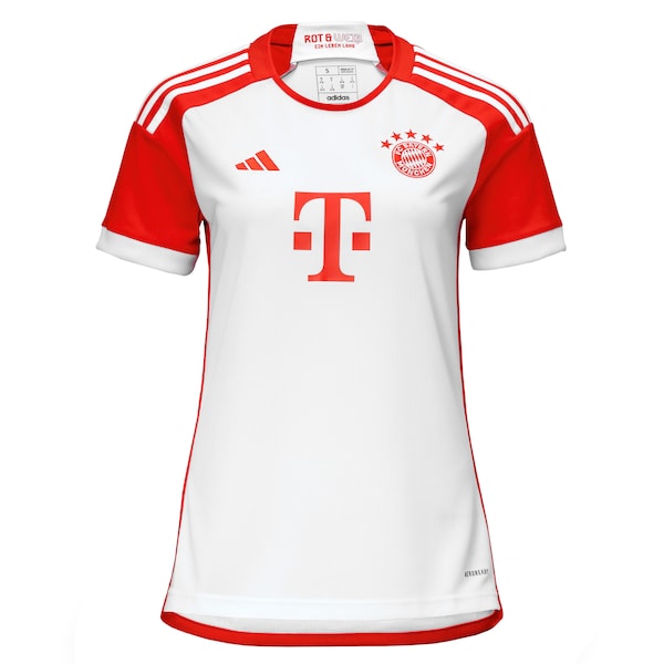 Bayern Munich adidas Women's 2023/24 Home Replica Custom Jersey - White