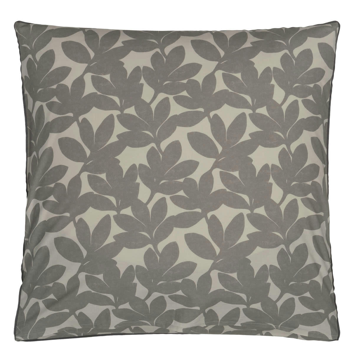 TANJORE - Taie d'oreiller en percale de coton vert 65x65