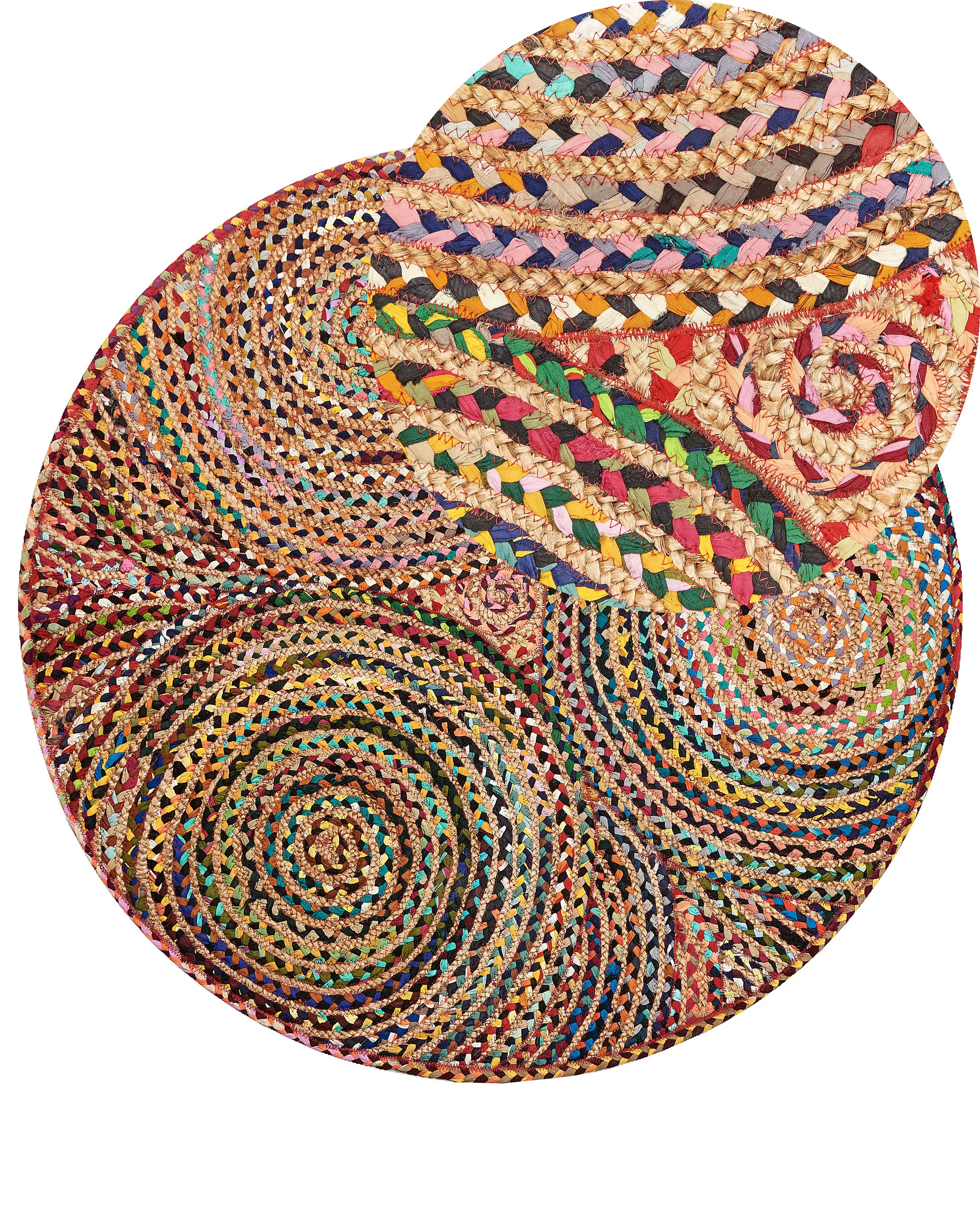 Rug YENICE Multicolour ? 140 cm Jute
