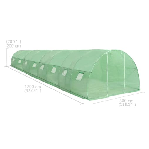 NNEVL Greenhouse 36m&sup2; 1200x300x200 cm