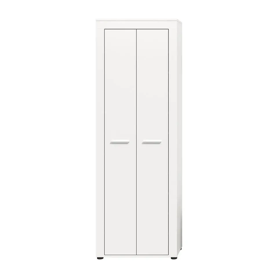 Hioshop Jam schoenenkast 2 deuren wit