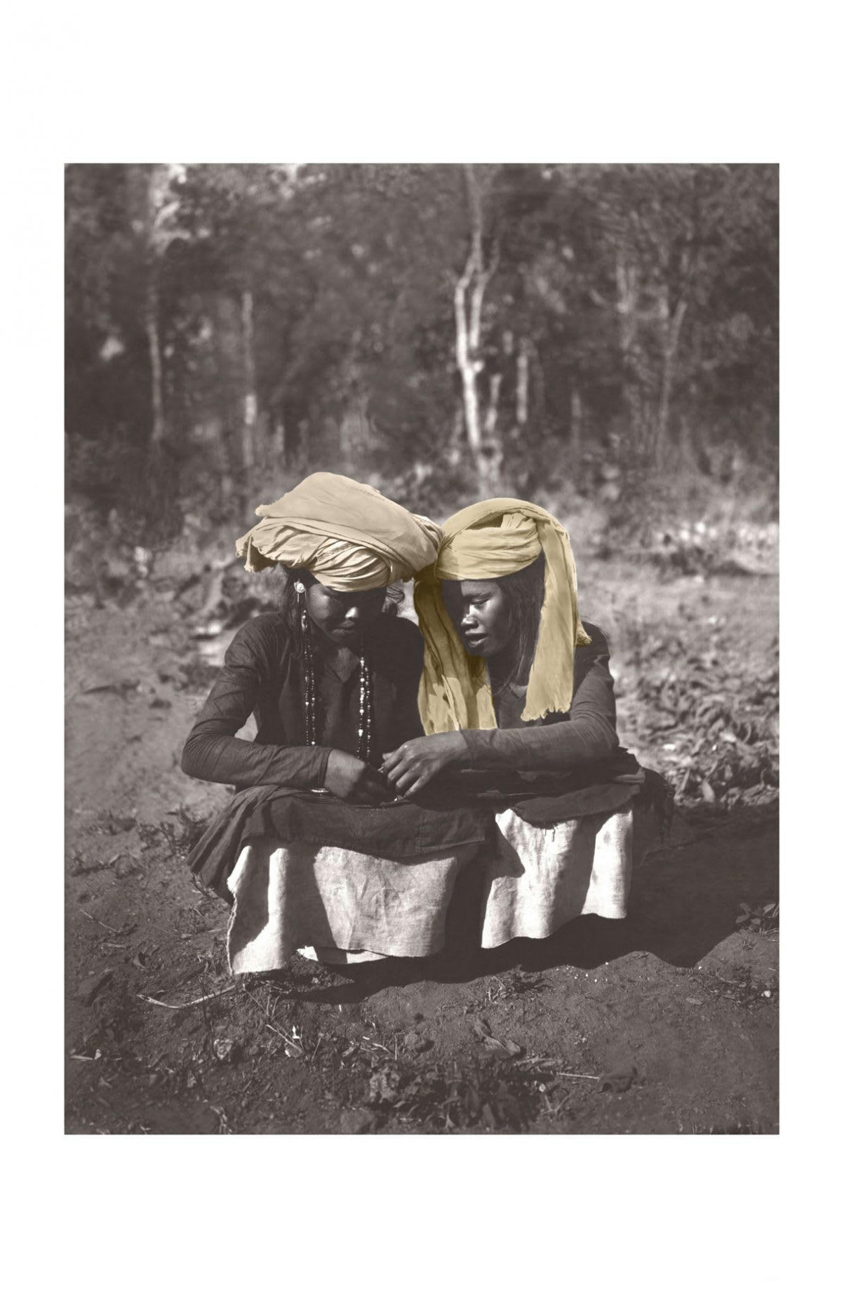 KELEPOQ COULEUR - Photo ancienne couleur voyage n°02 cadre noir 30x45cm